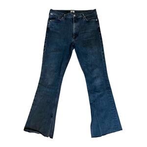 Citizens of Humanity Georgia Casual High Rise Split Hem Bootcut Flared Jeans